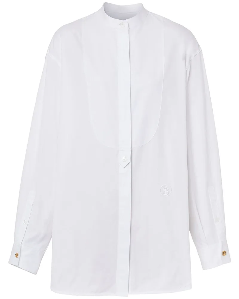 Burberry Hemd mit Monogramm - Weiß Weiß