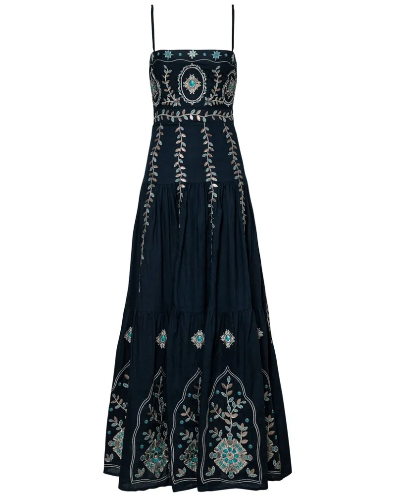 AGUA BENDITA Lima Relicario Maxikleid - Blau Blau