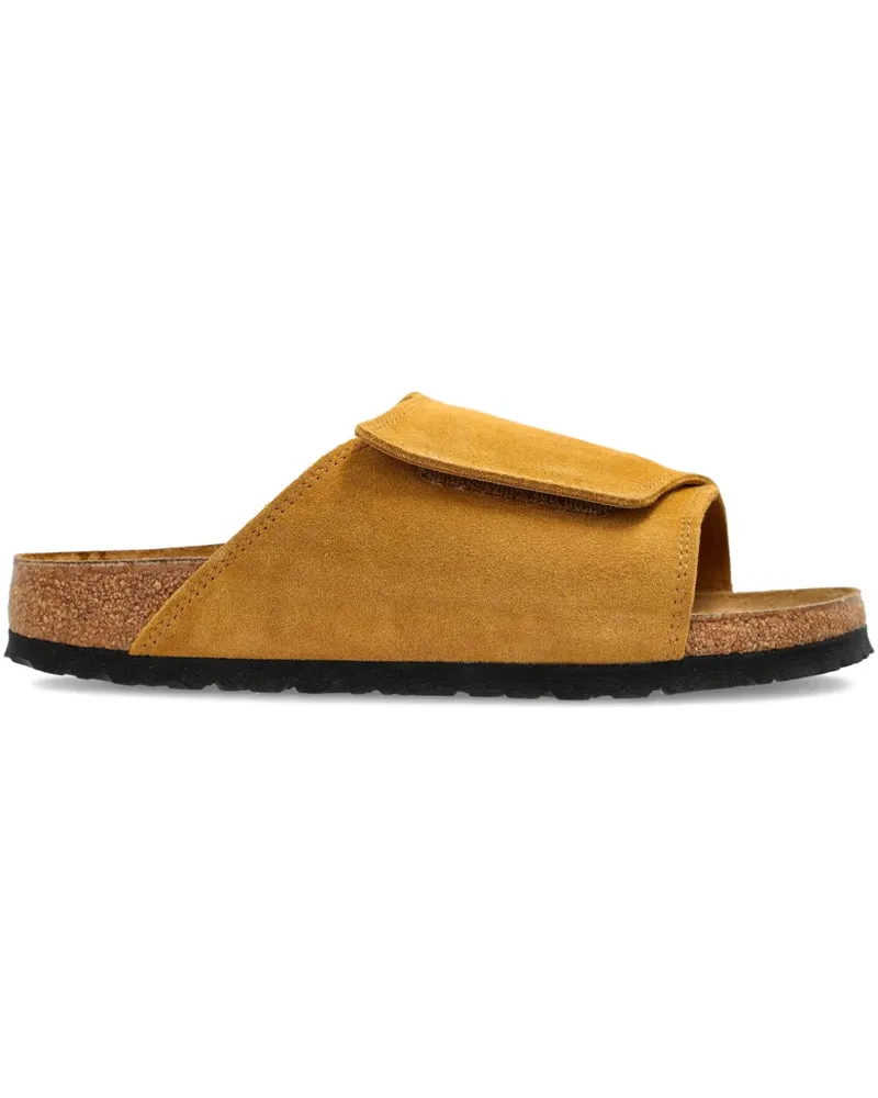 Birkenstock suede open flat sandals - Braun Braun
