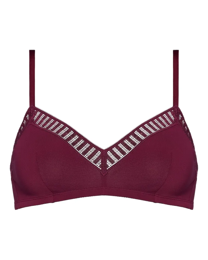 Eres Madeleine Triangel-BH mit grafischer Spitze - Violett Violett
