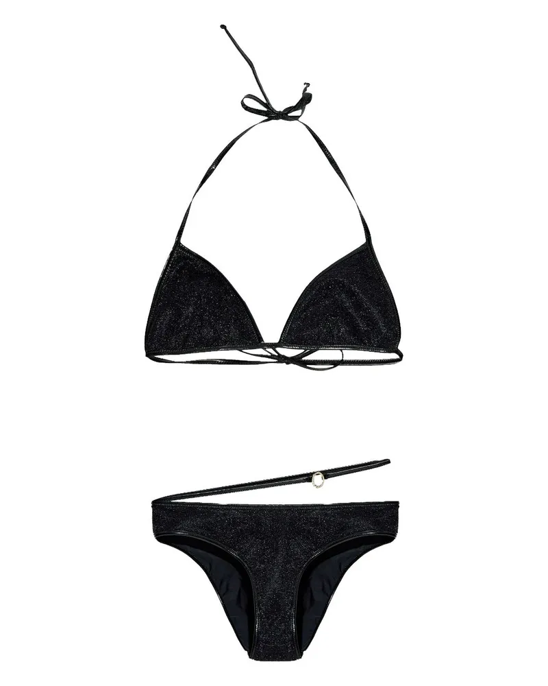 Oséree Bikini aus Lurex - Schwarz Schwarz