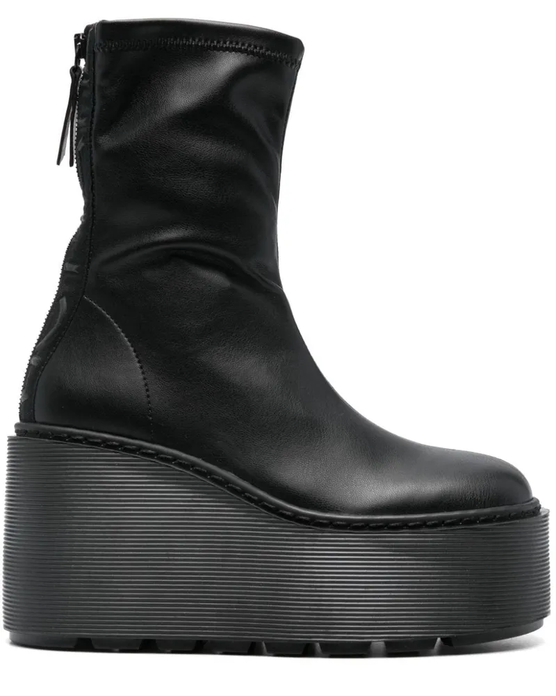 Vic Matié Stiefel mit Wedge Schwarz