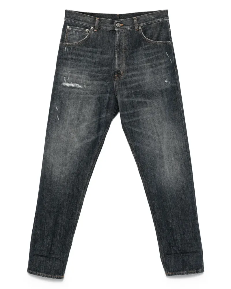 Dondup Jeans in Distressed-Optik - Blau Blau