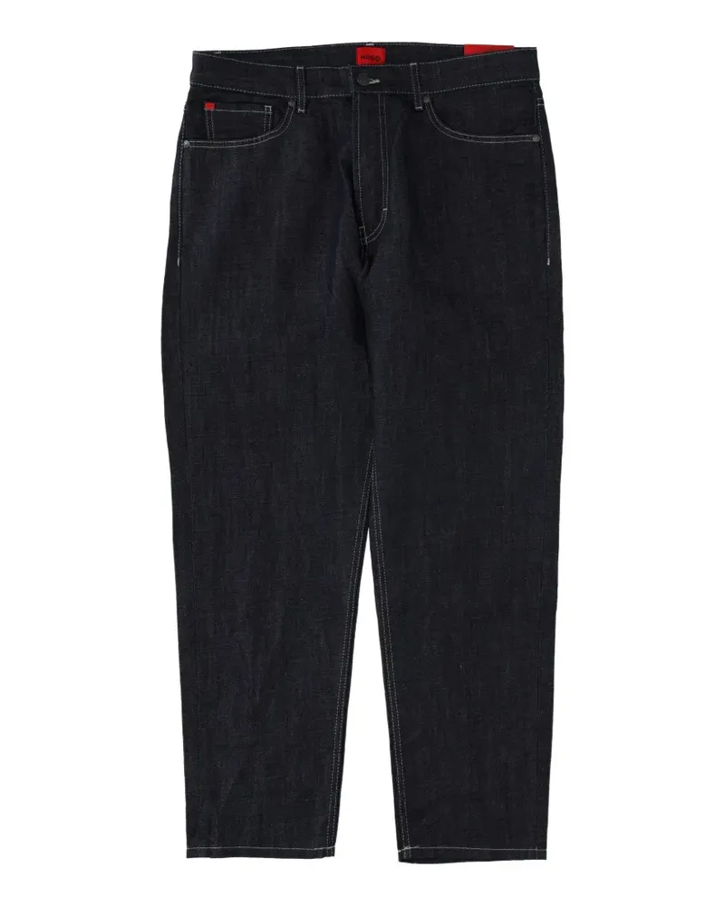 HUGO BOSS belt-loop pocket jeans - Blau Blau