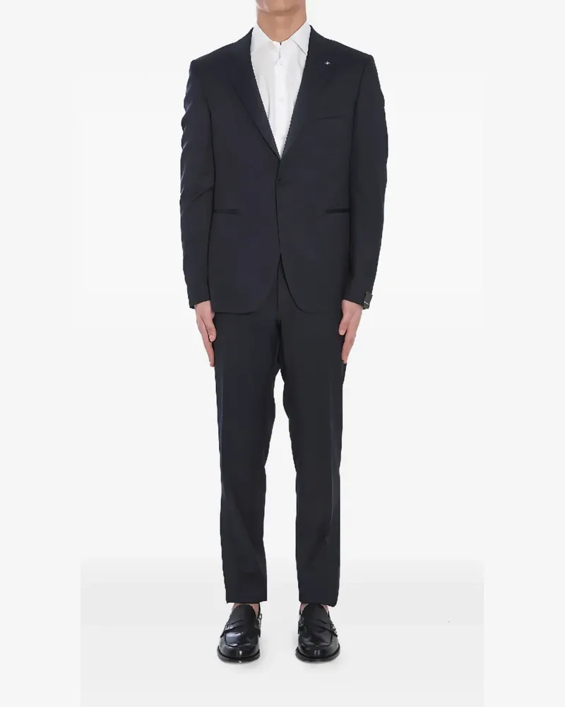 Tagliatore virgin wool suit - Blau Blau