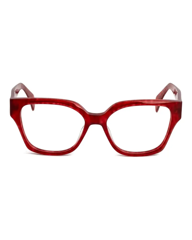 RETROSUPERFUTURE Eckige Numero 163 Brille - Rot Rot
