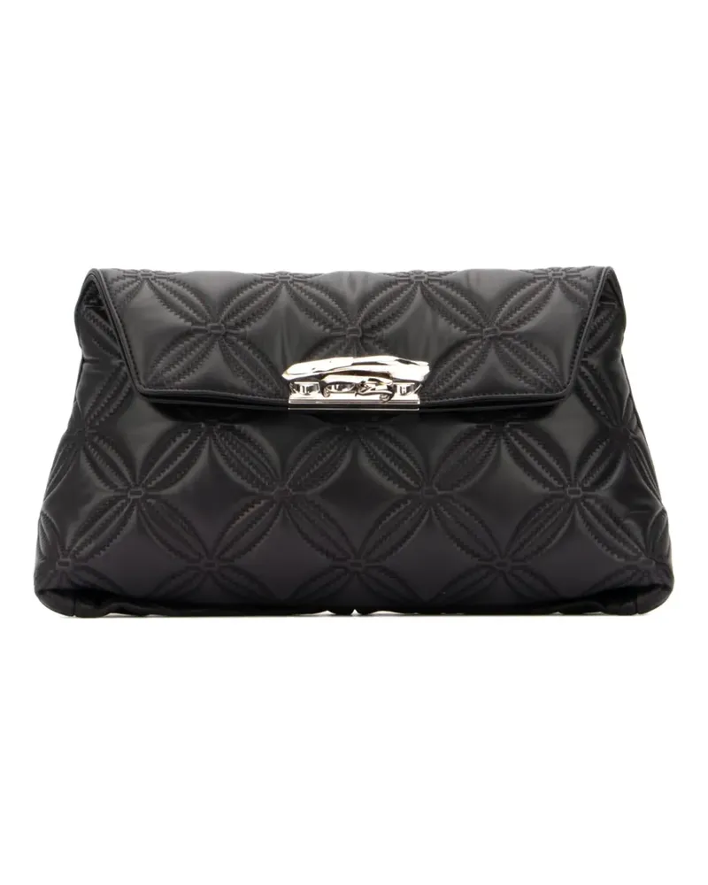Alexander McQueen Große Clutch - Schwarz Schwarz
