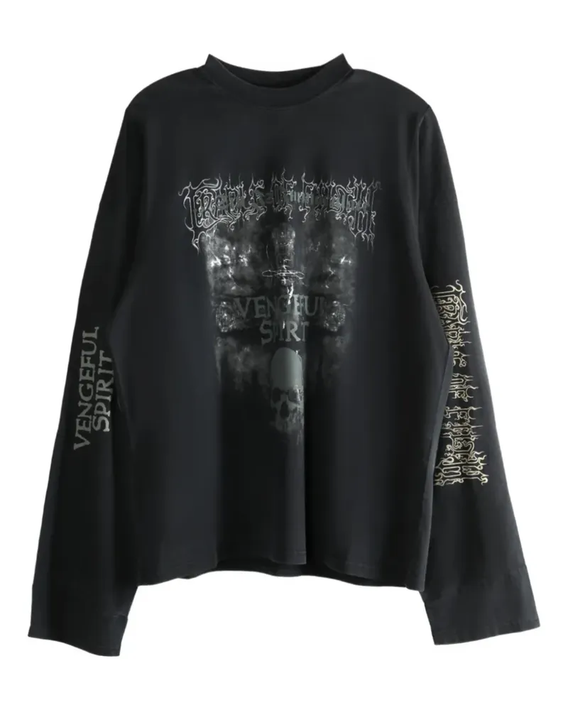 VETEMENTS Langärmeliger Pullover - Schwarz Schwarz
