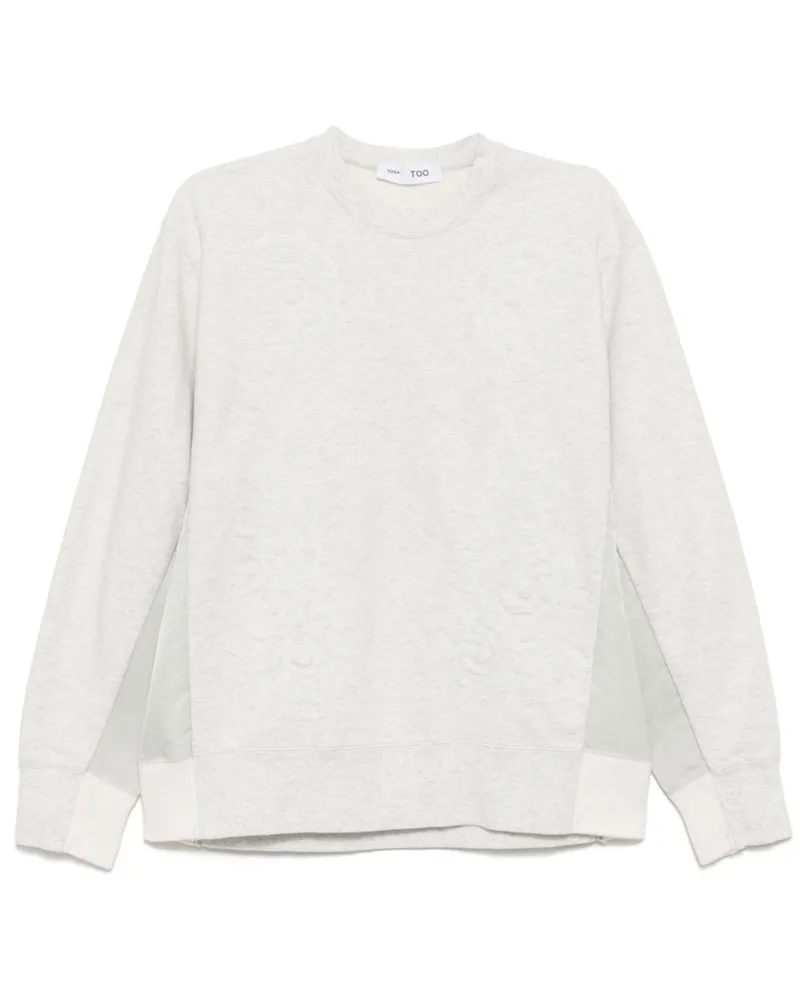 Toga Besticktes Sweatshirt - Grau Grau