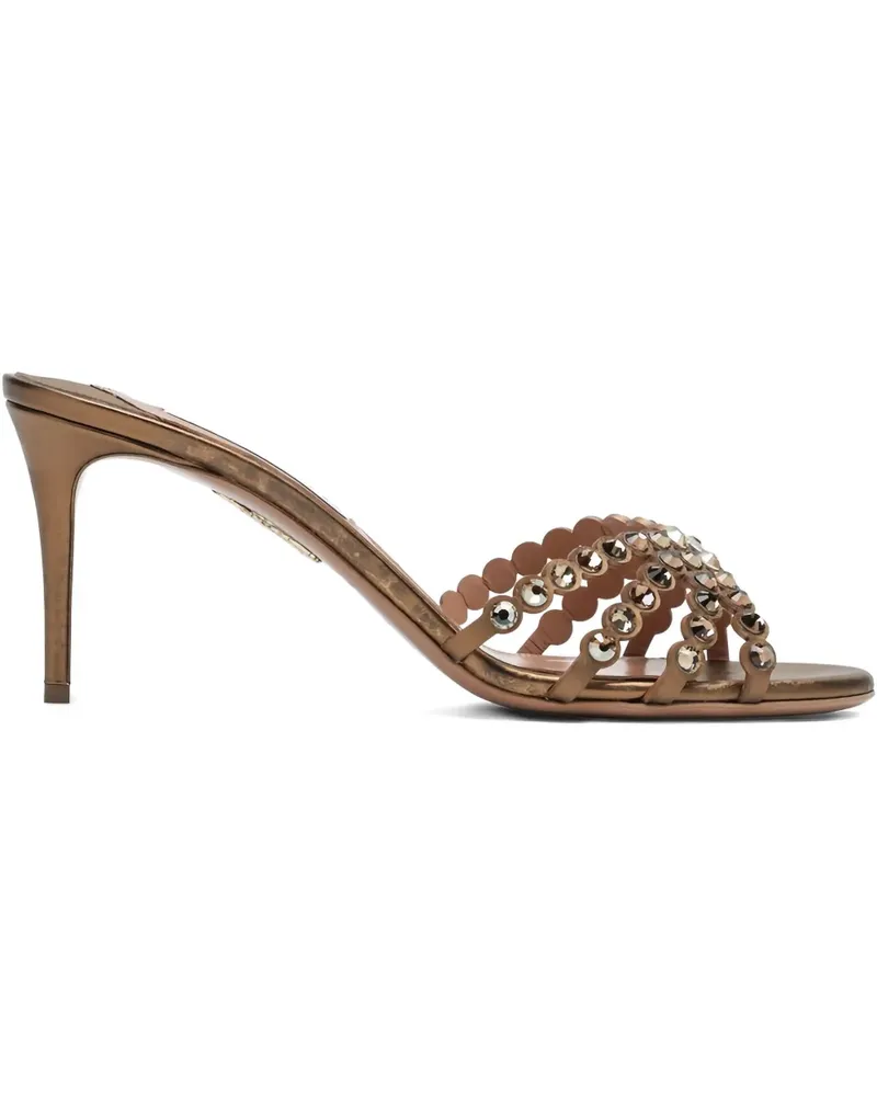 Aquazzura Tequila embellished sandals - Braun Braun