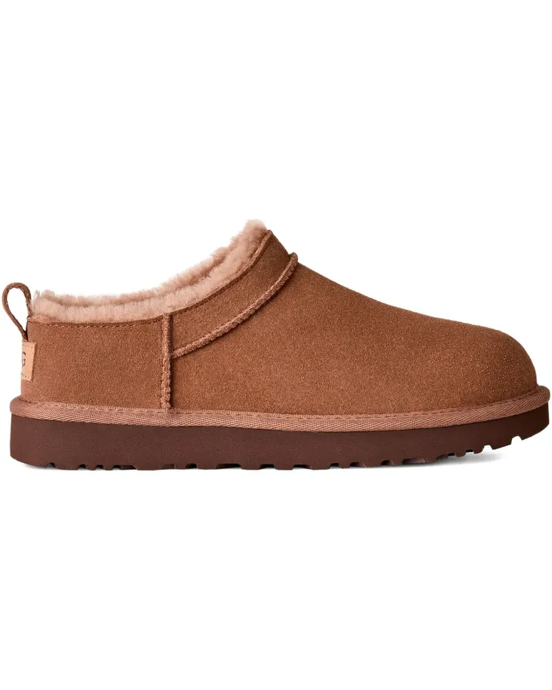UGG Classic Micro Slipper aus Wildleder - Braun Braun