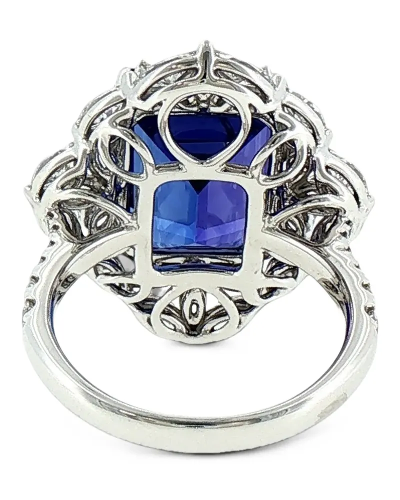 HYT Jewelry Ring mit Diamant und Tansanit - Silber Silber