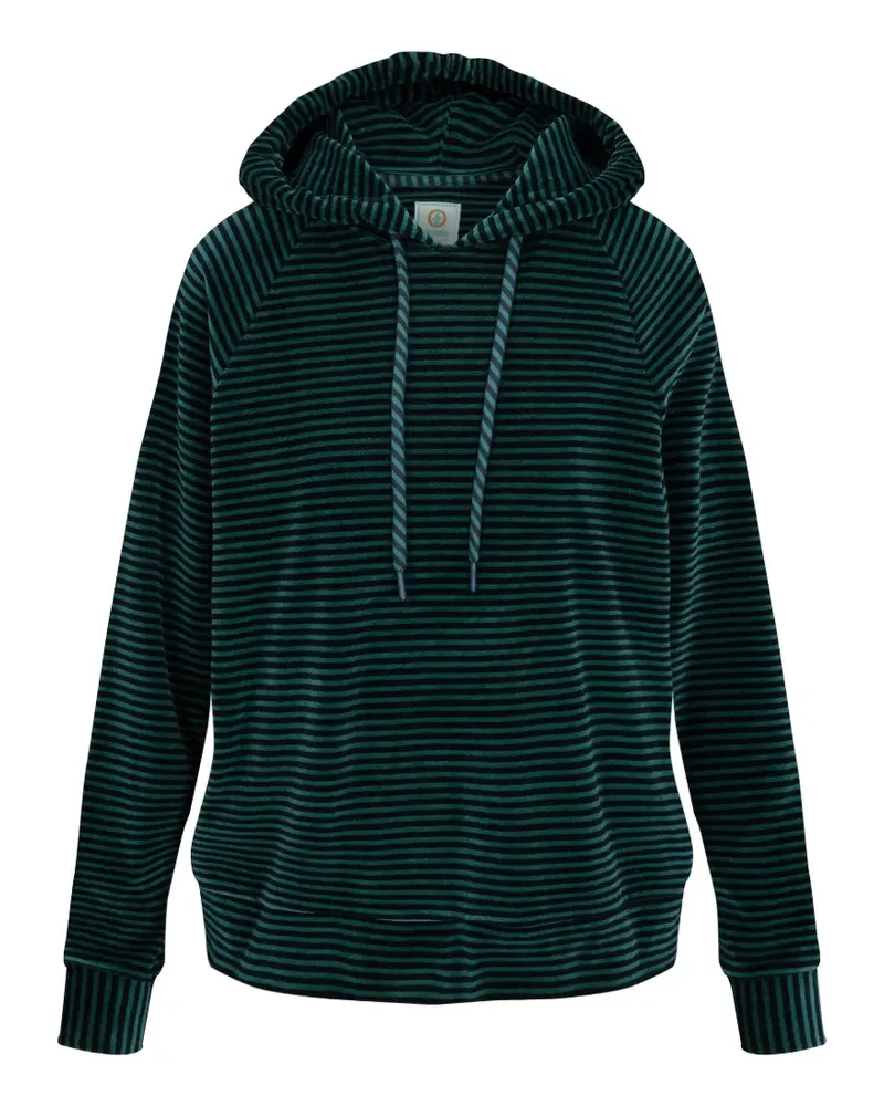 PiP Studio Gestreifter Tamari Hoodie - Grün Grün