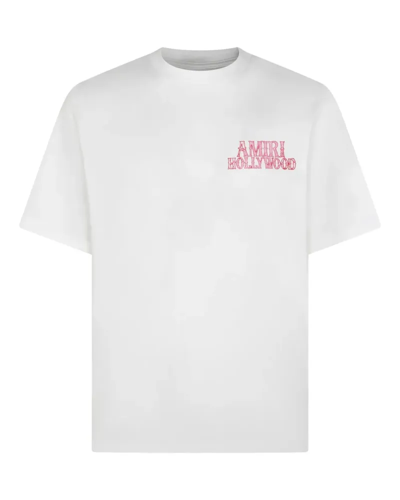 Amiri Hollywood T-Shirt - Weiß Weiß