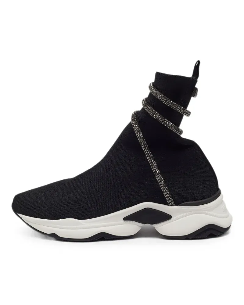 René Caovilla Cleo high-top sneakers - Schwarz Schwarz