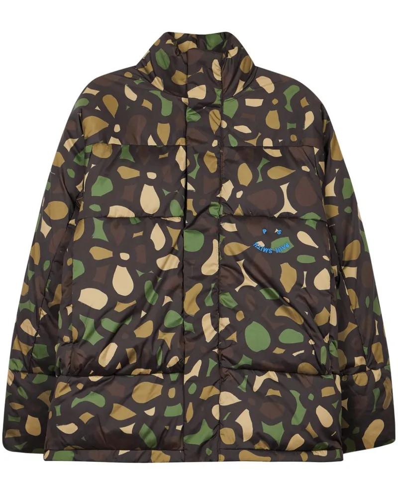 Paul Smith Wattierte Happy Jacke - Grün Grün
