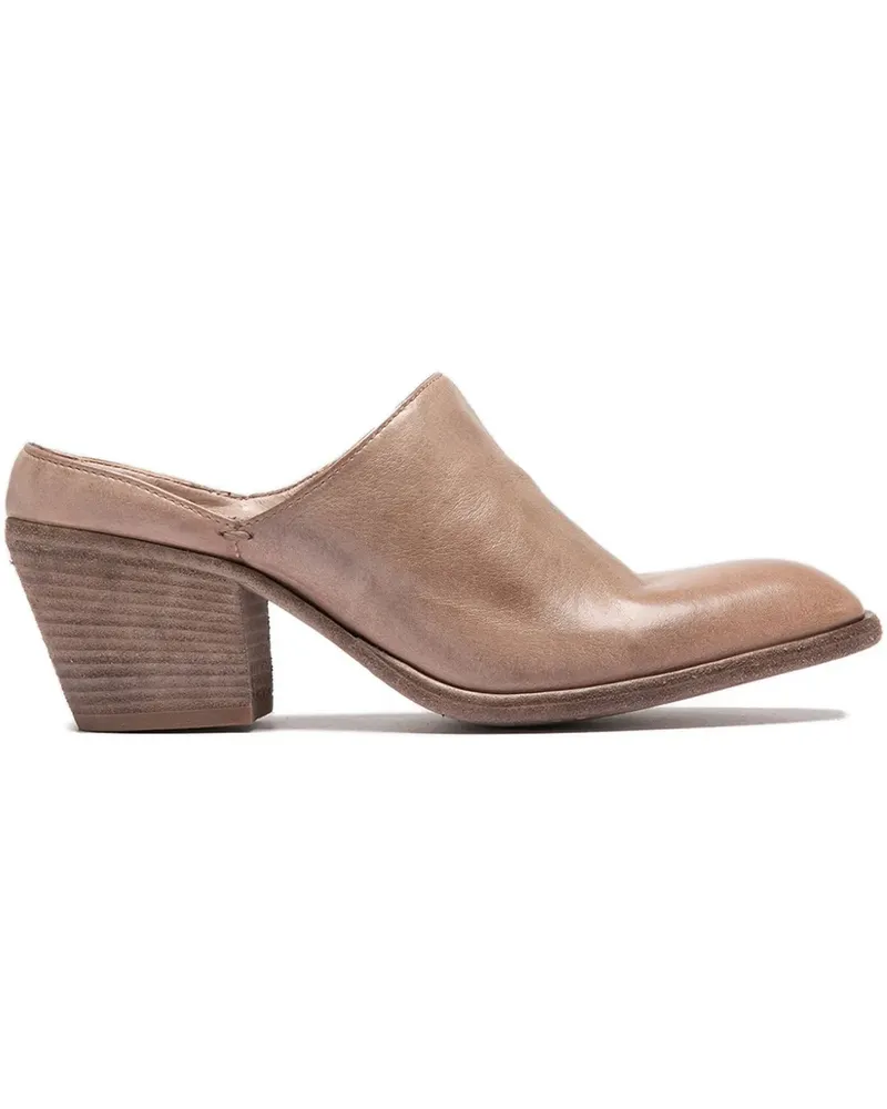 Officine Creative Italia Sydne 012 Mules mit Blockabsatz 55mm - Nude Nude