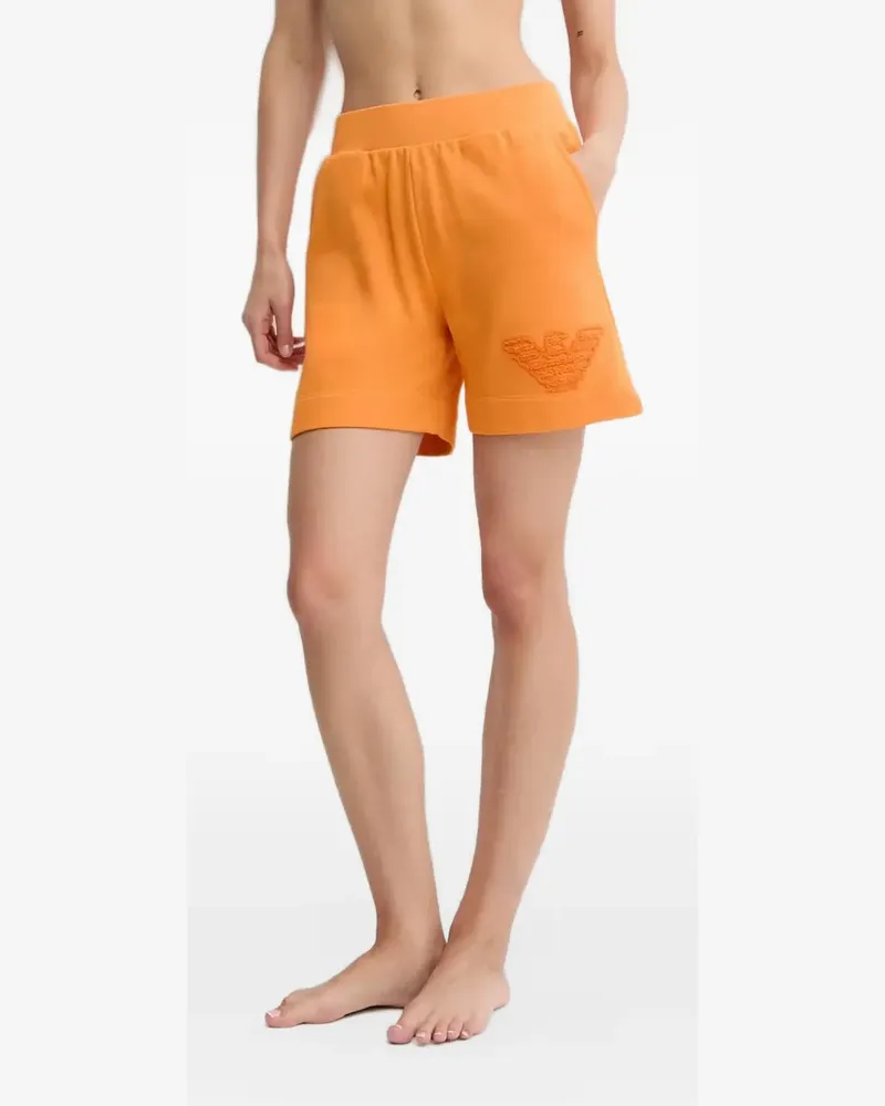 Emporio Armani logo-detail shorts - Orange Orange