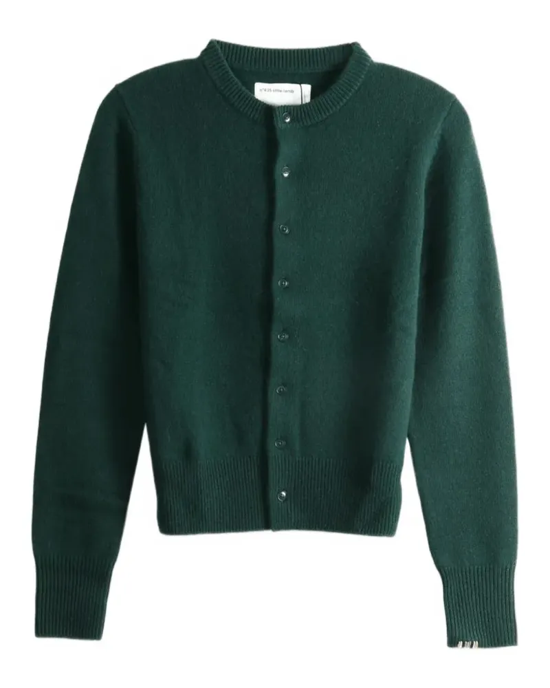 extreme cashmere button-up knitted cardigan - Grün Grün