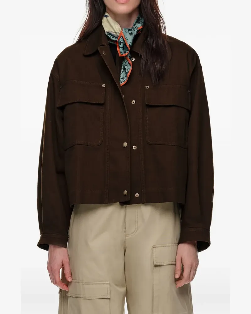 BIMBA Y LOLA Ausgeblichene Jacke - Braun Braun