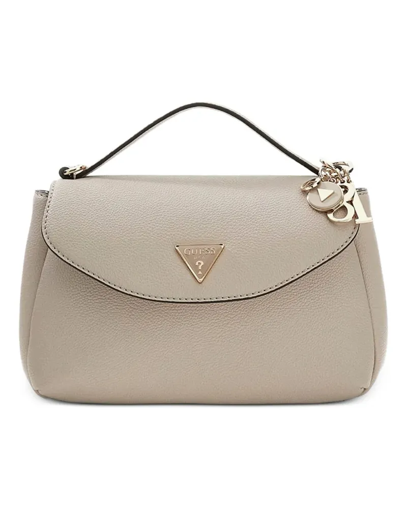 Guess Evie logo-plaque tote bag - Nude Nude