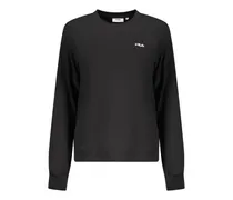 logo-patch sweatshirt - Schwarz