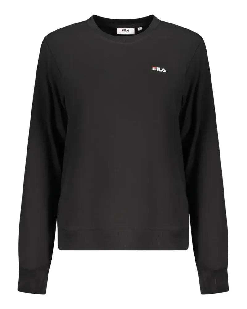 Fila logo-patch sweatshirt - Schwarz Schwarz