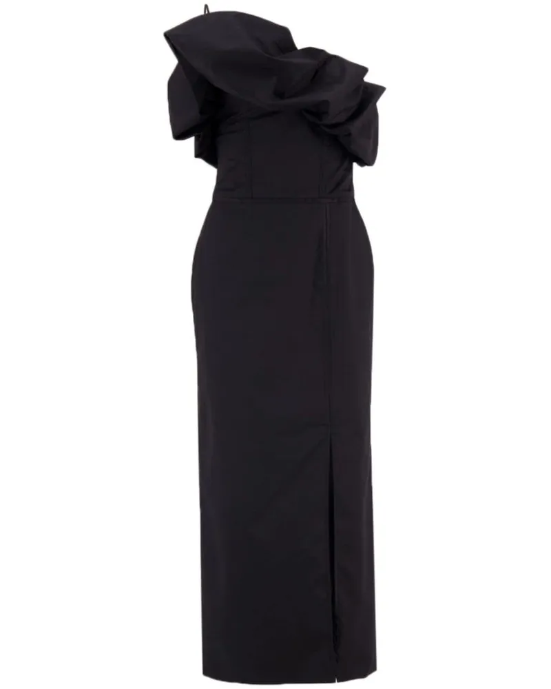 Johanna Ortiz Noche Habanera Maxikleid - Schwarz Schwarz