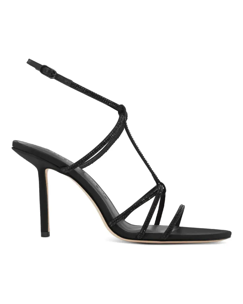 Studio Amelia Minuit Sandalen mit Diamanten - Schwarz Schwarz