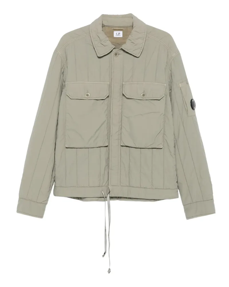 C.P. Company quilted flap-pocket jacket - Grau Grau