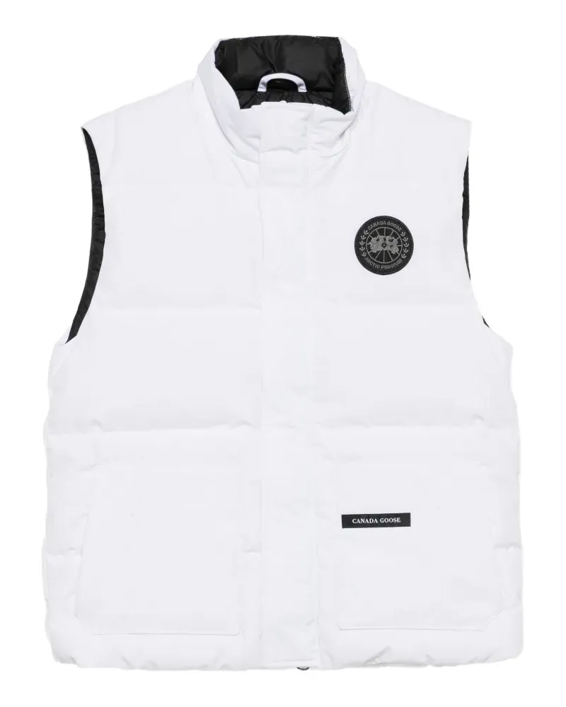 Canada Goose Legacy logo-patch quilted gilet - Weiß Weiß