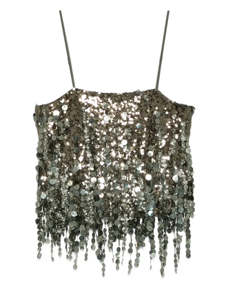 Blumarine sequin top - Grün Grün