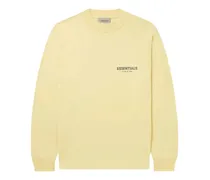 Sweatshirt mit Logo - Gelb