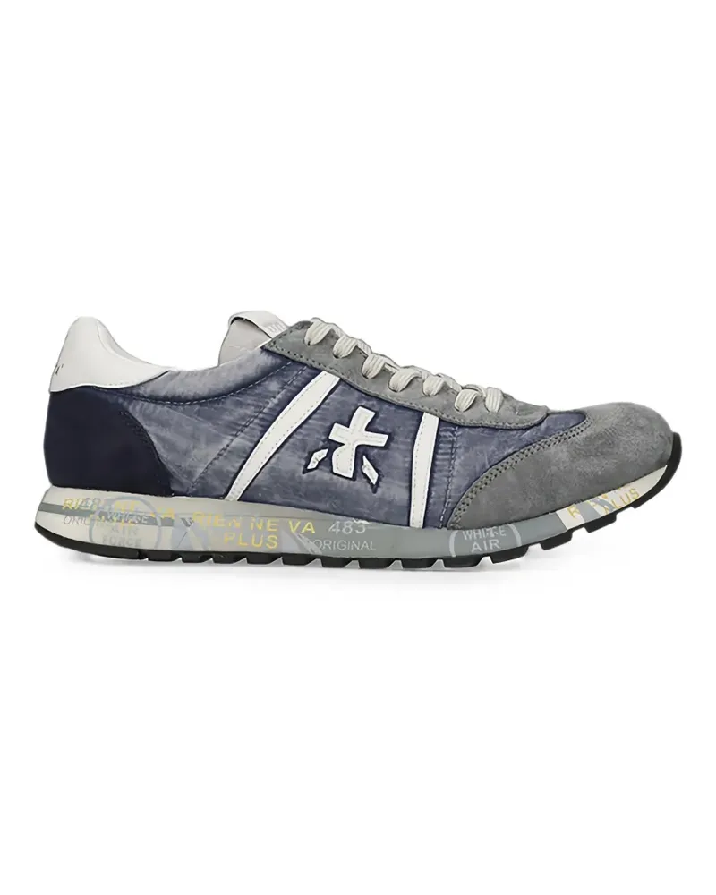 Premiata Lucy 8403 logo-patch sneakers - Blau Blau
