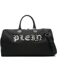 Philipp Plein Reisetasche mit Buchstaben-Logo Schwarz