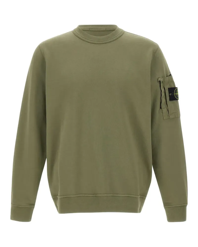Stone Island patch-pocket sweatshirt - Grün Grün