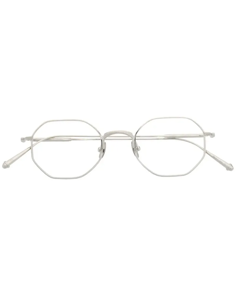 MATSUDA Brille mit achteckigem Gestell - Silber Silber