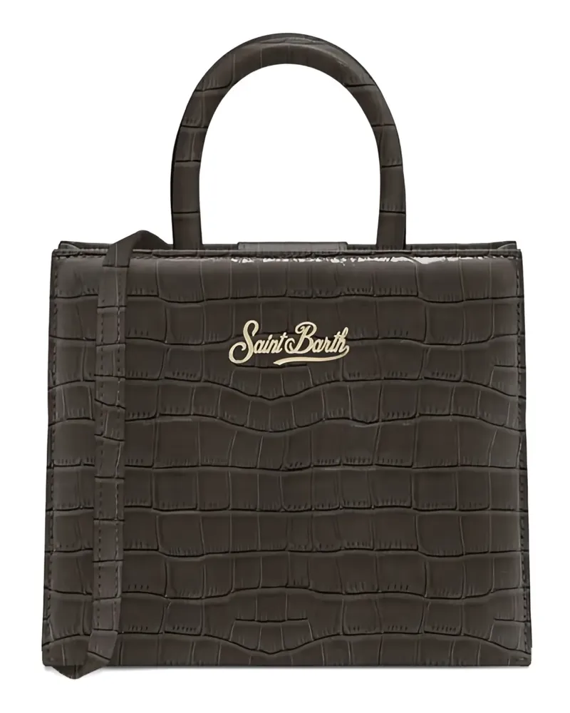 MC2 Saint Barth logo-plaque tote bag - Grau Grau