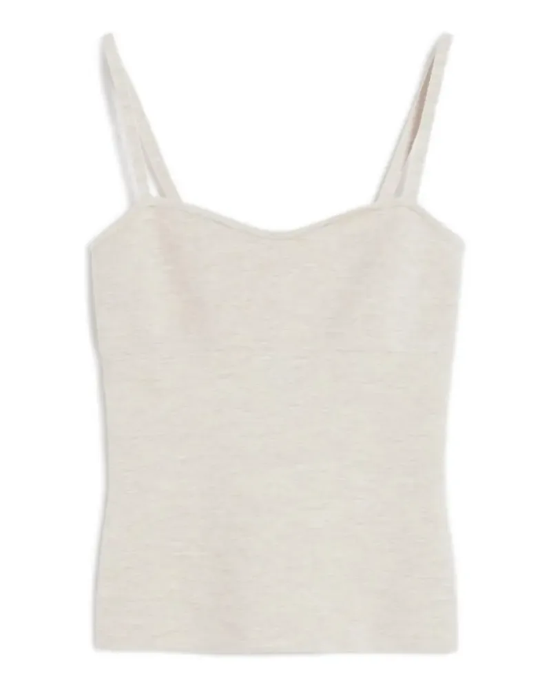 Max Mara Top mit Spaghettiträgern - Nude Nude