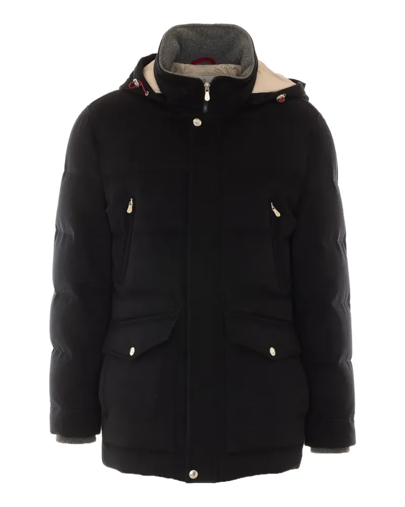Brunello Cucinelli padded hooded parka - Schwarz Schwarz