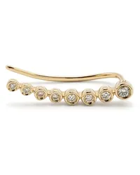 Roxanne First 14kt Crawler Gelbgoldohrring mit Diamanten Gold