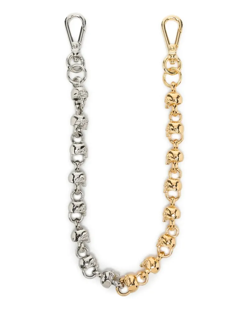 Mastermind World Schlüsselanhänger mit Kettendetail - Silber Silber