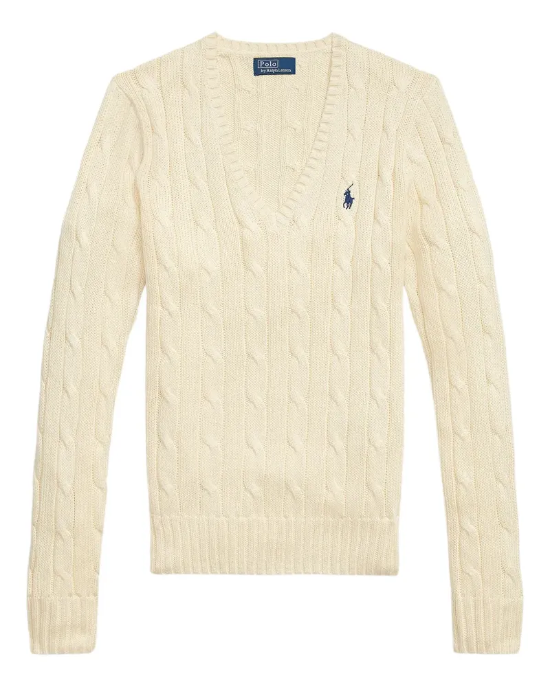Ralph Lauren Pullover mit Zopfmuster - Gelb Gelb