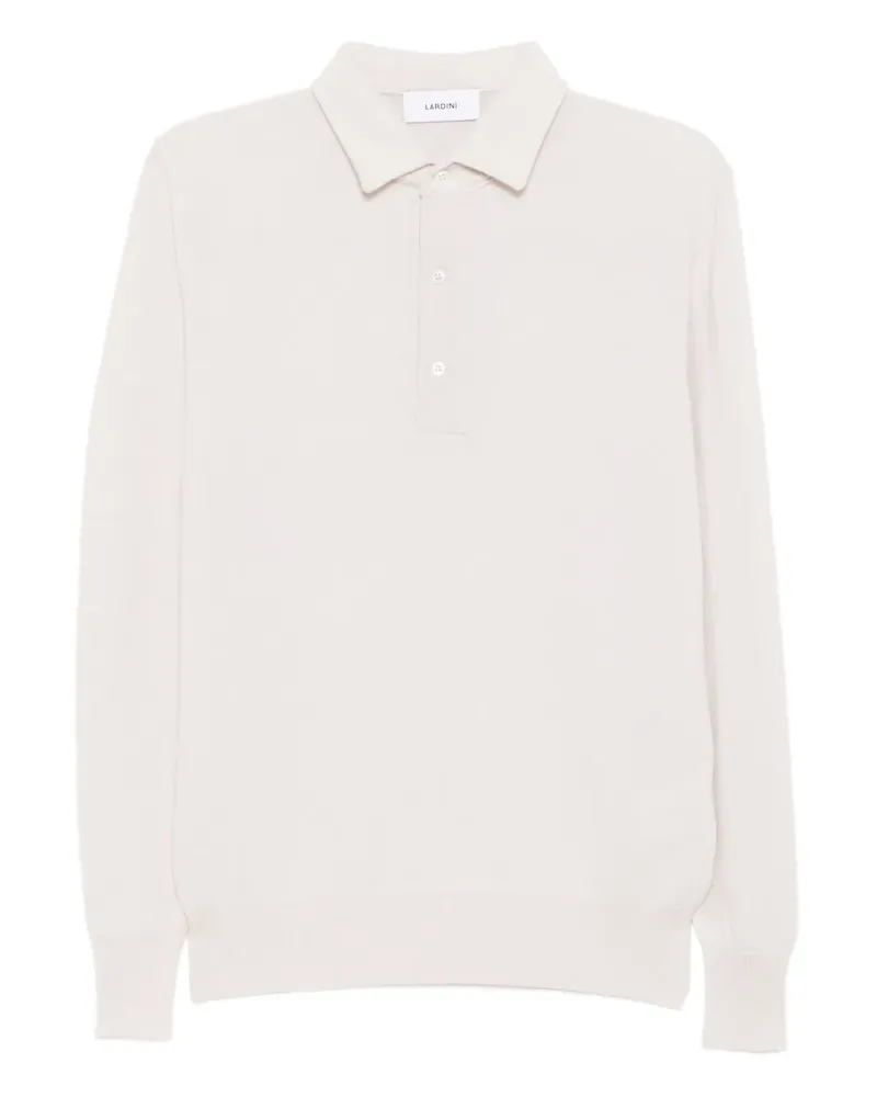 LARDINI Poloshirt mit Logo-Stickerei - Nude Nude