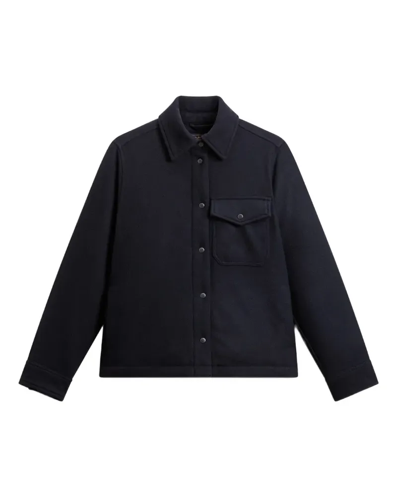 Woolrich Gefütterte Alaskan Hemdjacke - Blau Blau