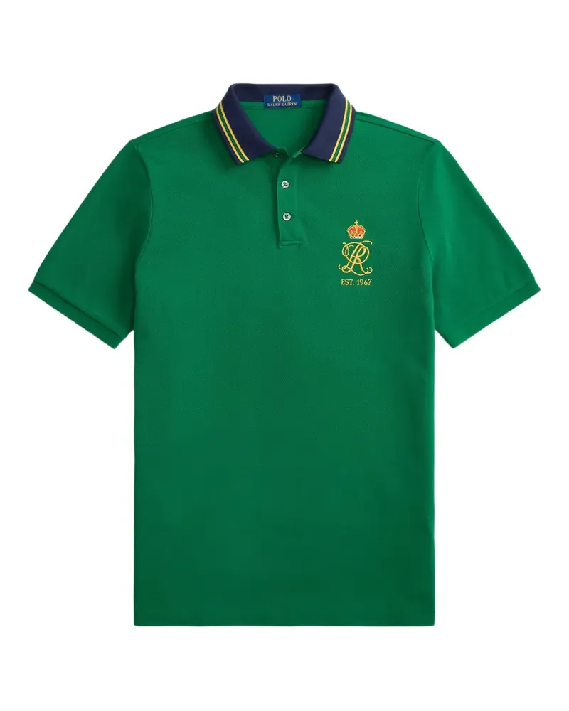 Ralph Lauren Poloshirt mit Knopfleiste - Grün Grün