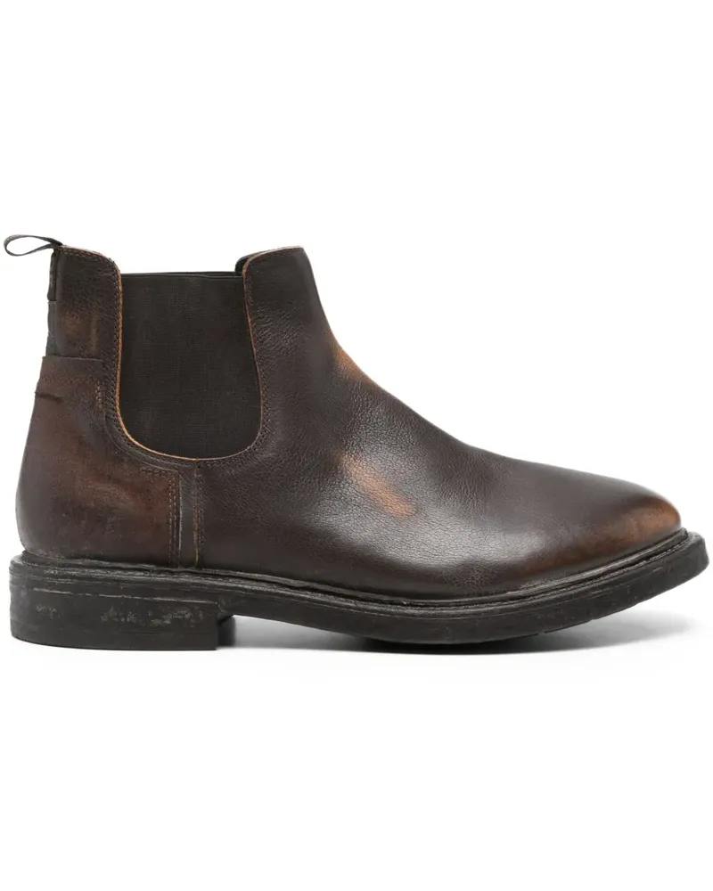 Moma Stiefel aus Leder - Braun Braun