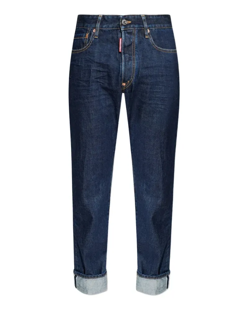 Dsquared2 Tomboy cuffed-hem jeans - Blau Blau