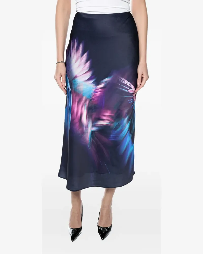 Ted Baker Gilao bias-cut skirt - Blau Blau