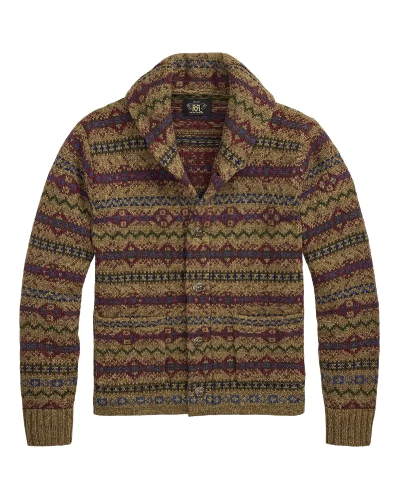 Ralph Lauren Cardigan aus Fair-Isle-Strick - Braun Braun